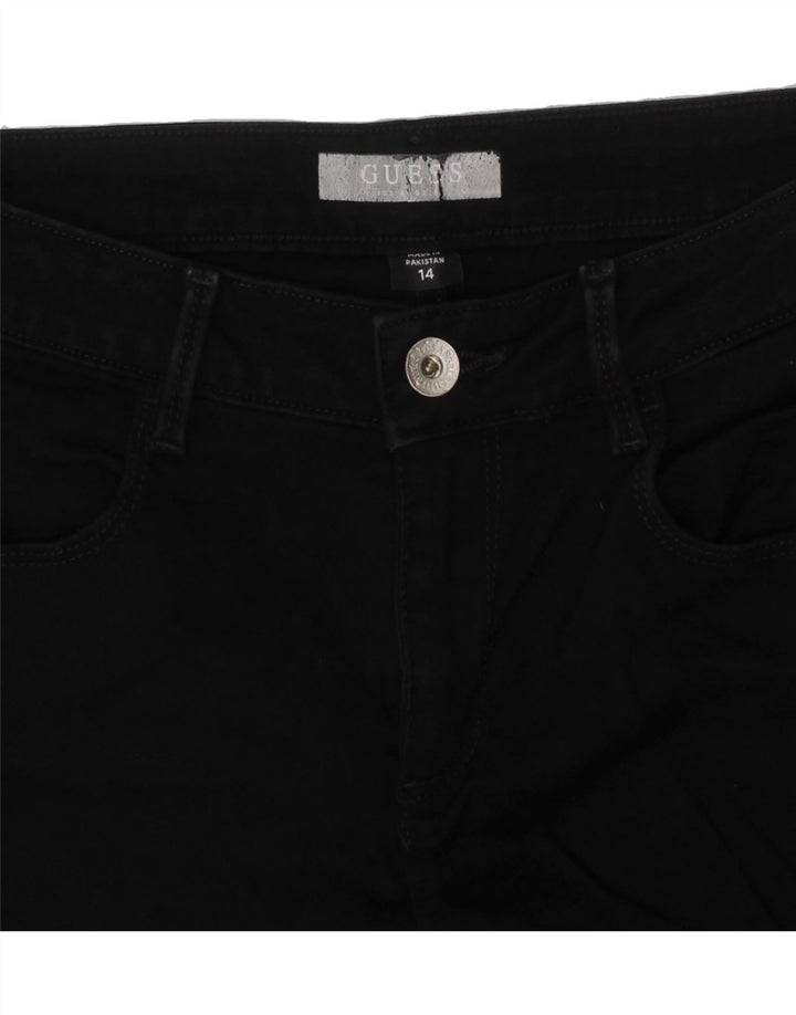 GUESS Boys Denim Shorts 13-14 Years W28 Black Cotton Vintage Guess and Second-Hand Guess from Messina Hembry 