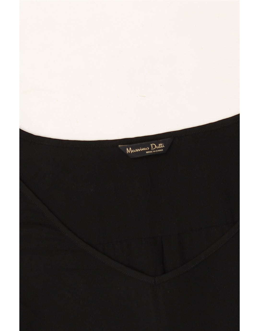 MASSIMO DUTTI Womens Top Long Sleeve EY 36 XS Black Viscose Vintage Massimo Dutti and Second-Hand Massimo Dutti from Messina Hembry 