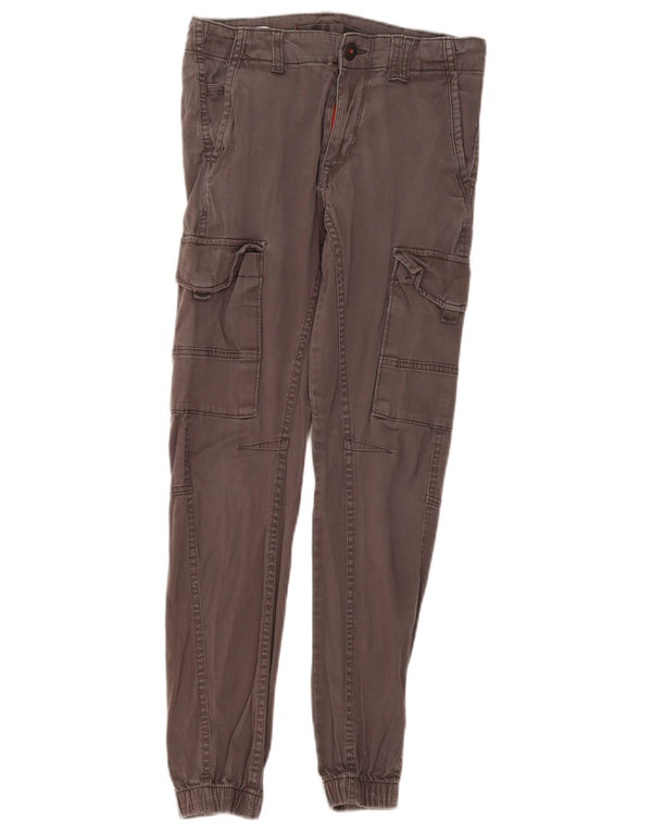 Jack & Jones Boys Joggers Cargo Bukser 15-16 år W28 L28 Grå Bomuld