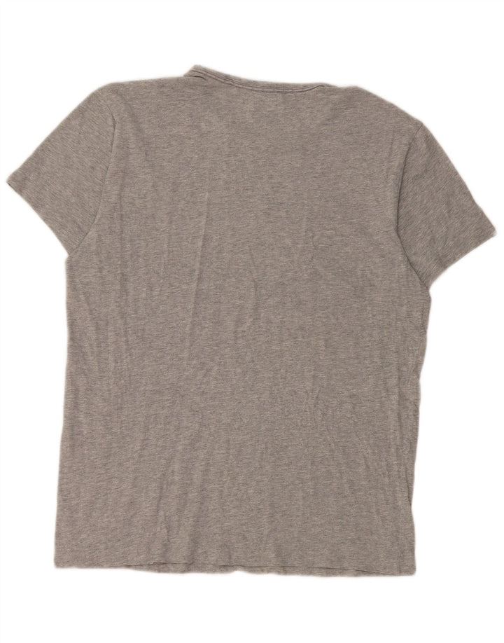 Calvin Klein Herre T-Shirt Top Medium Grey Flecked Bomuld