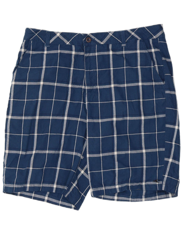 O'Neill Chino Shorts til mænd W38 XL blå ternet polyester