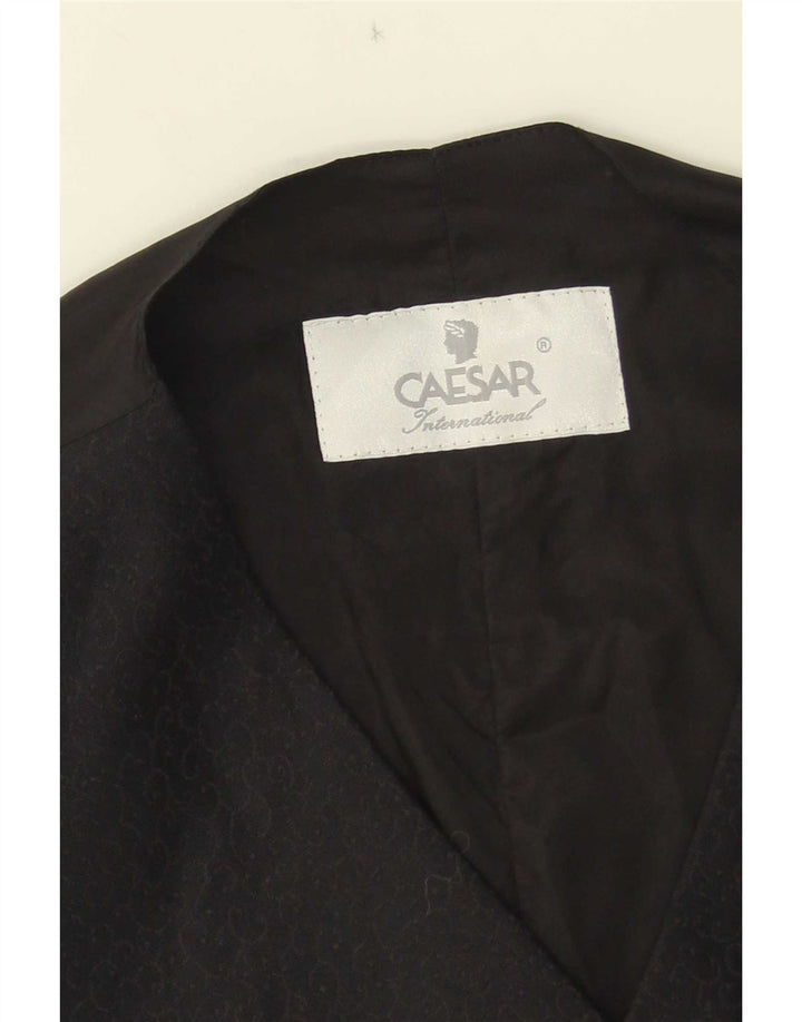 Caesar Damevest UK 8 Small Black Paisley
