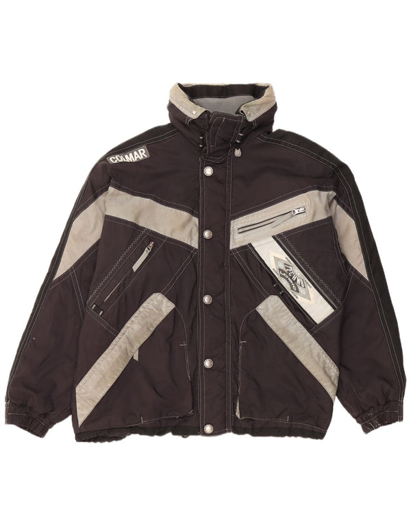 Colmar Skijakke med hætte til mænd IT 50 Medium Sort Colourblock