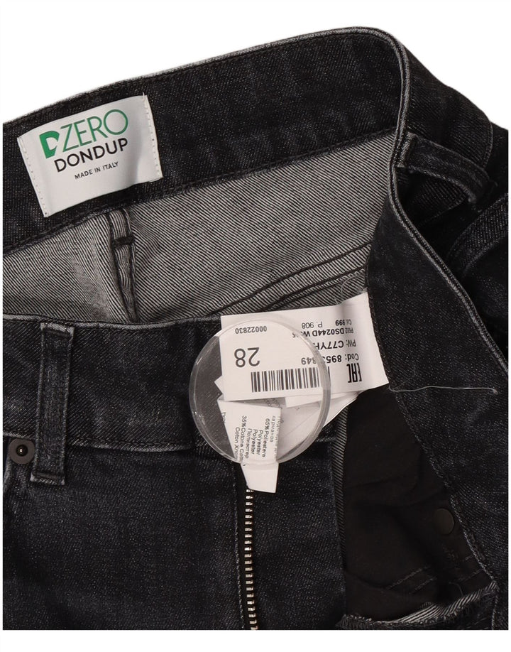 Dondup Dame Slim Jeans W28 L28 Sort Polyester