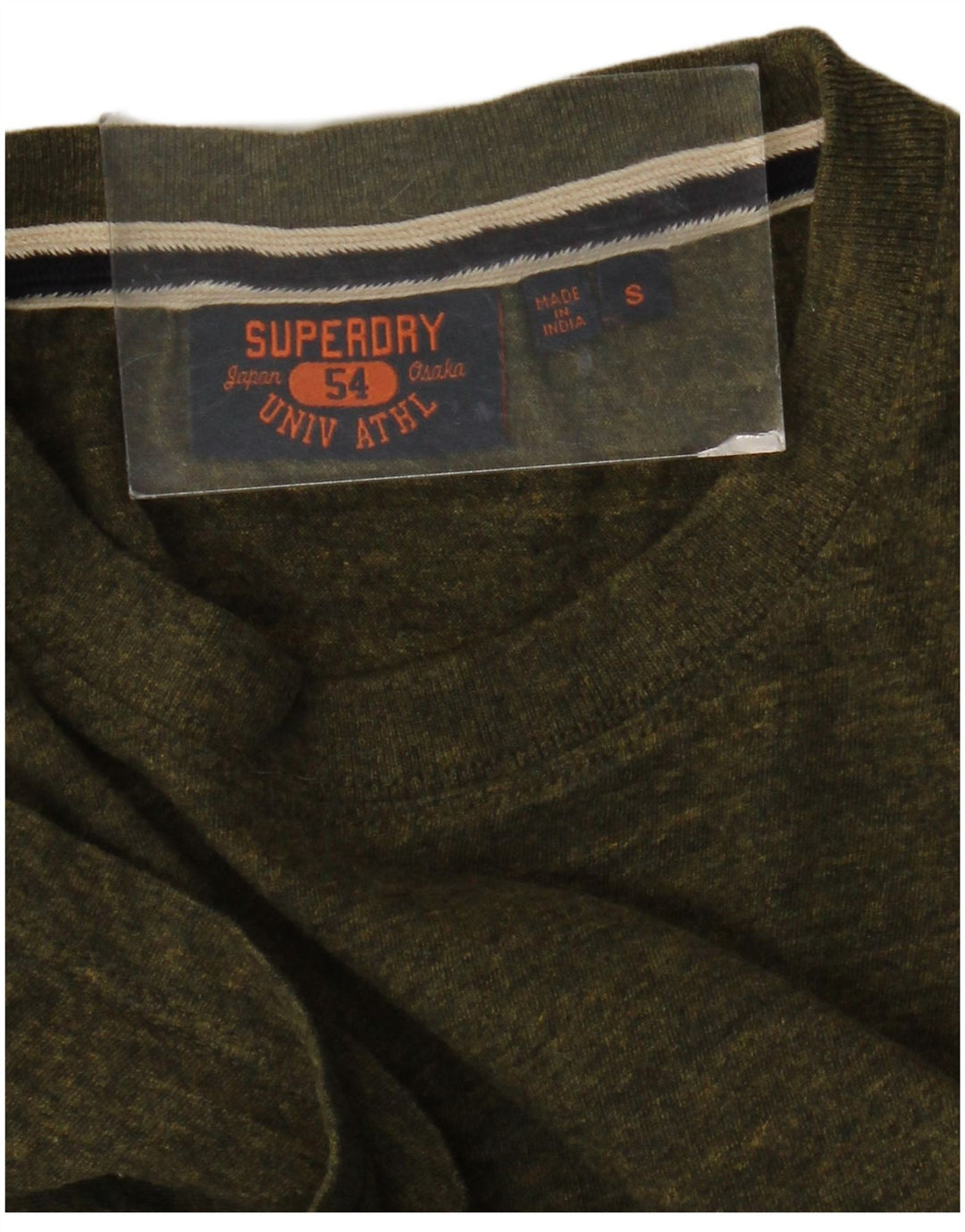 Superdry Herre T-shirt Top Lille Khaki Flecked
