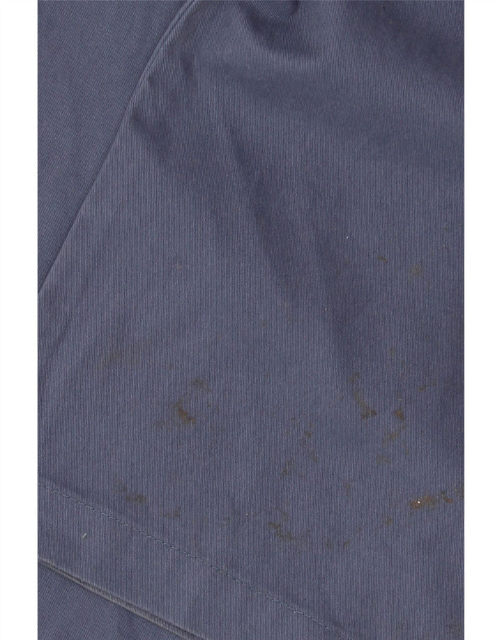 Marks & Spencer Straight Chino-bukser til mænd W38 L33 Blå bomuld