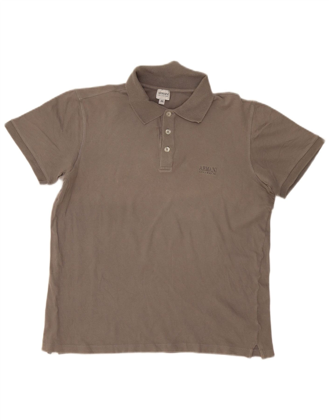 Armani Collezioni herre poloshirt 3XL Grå