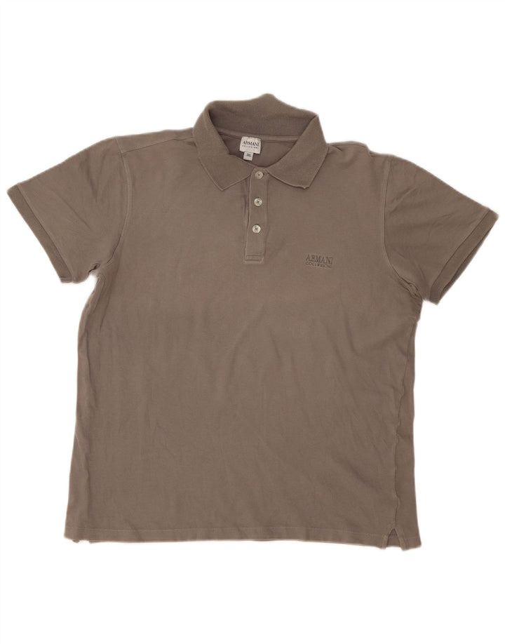 Armani Collezioni herre poloshirt 3XL Grå