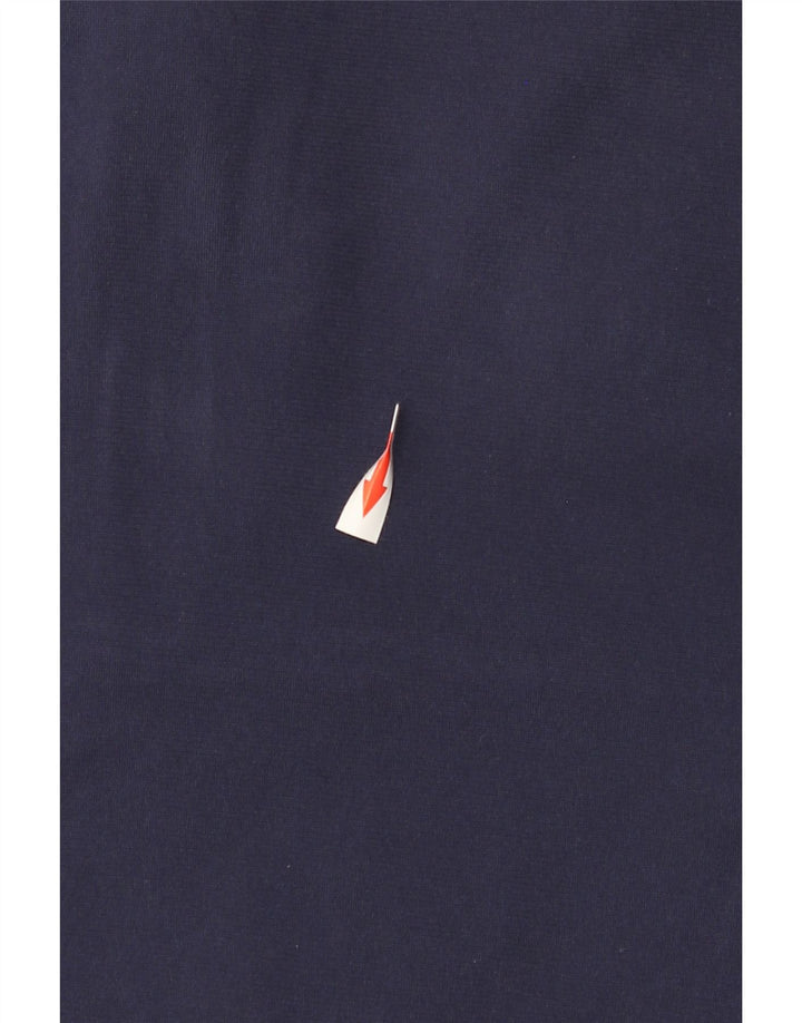 Under Armour Herre lynlåshals Top Langærmet Medium Navy Blue Colourblock