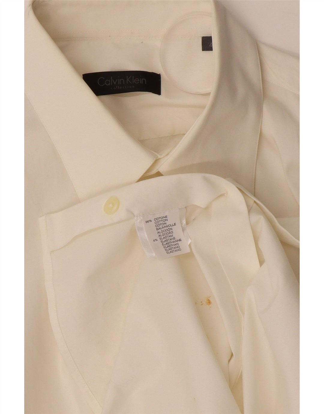 Calvin Klein Herreskjorte str. 40 Medium Hvid Bomuld