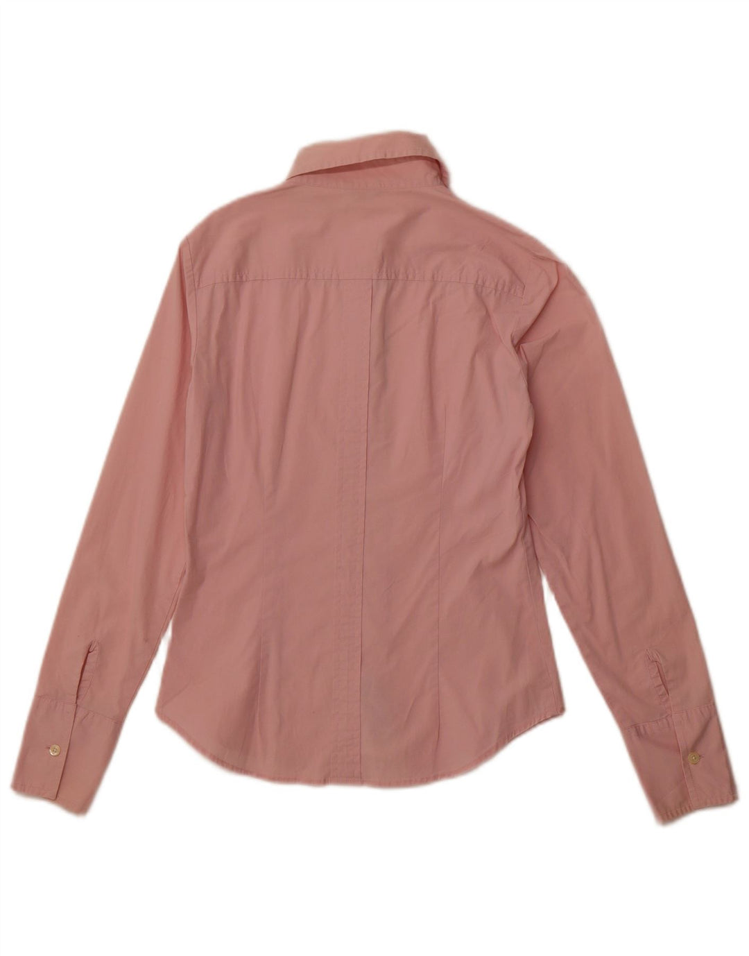 BENETTON Dameskjorte UK 10 Lille Pink Bomuld
