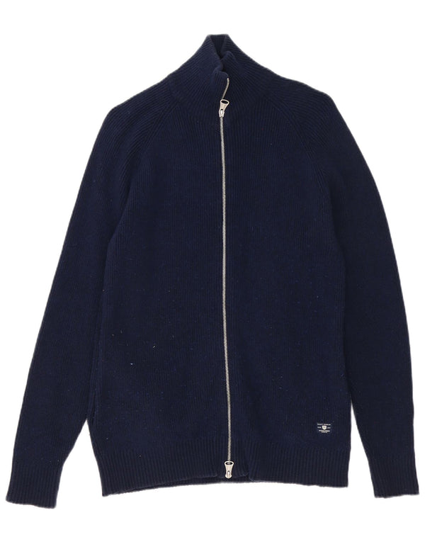 Jack & Jones herre cardigan sweater Medium marineblå bomuld