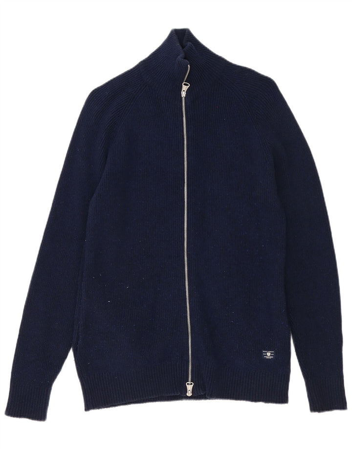 Jack & Jones herre cardigan sweater Medium marineblå bomuld