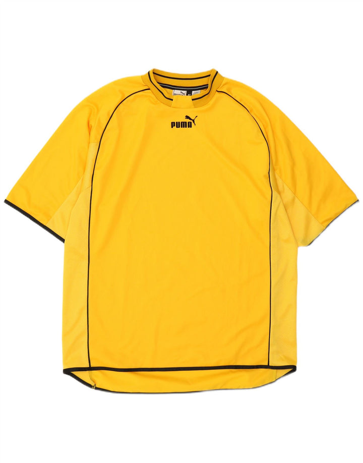 Puma Herre T-Shirt Top XL Gul