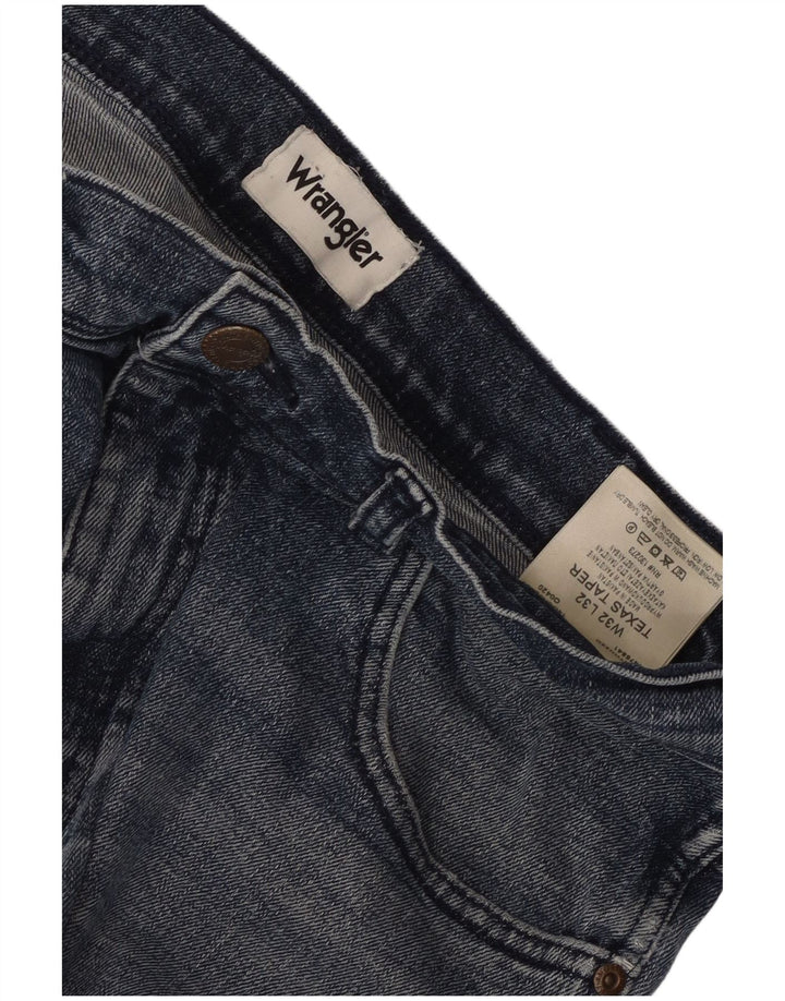 Wrangler Herre Texas Tapered Jeans W32 L32 Blå Bomuld