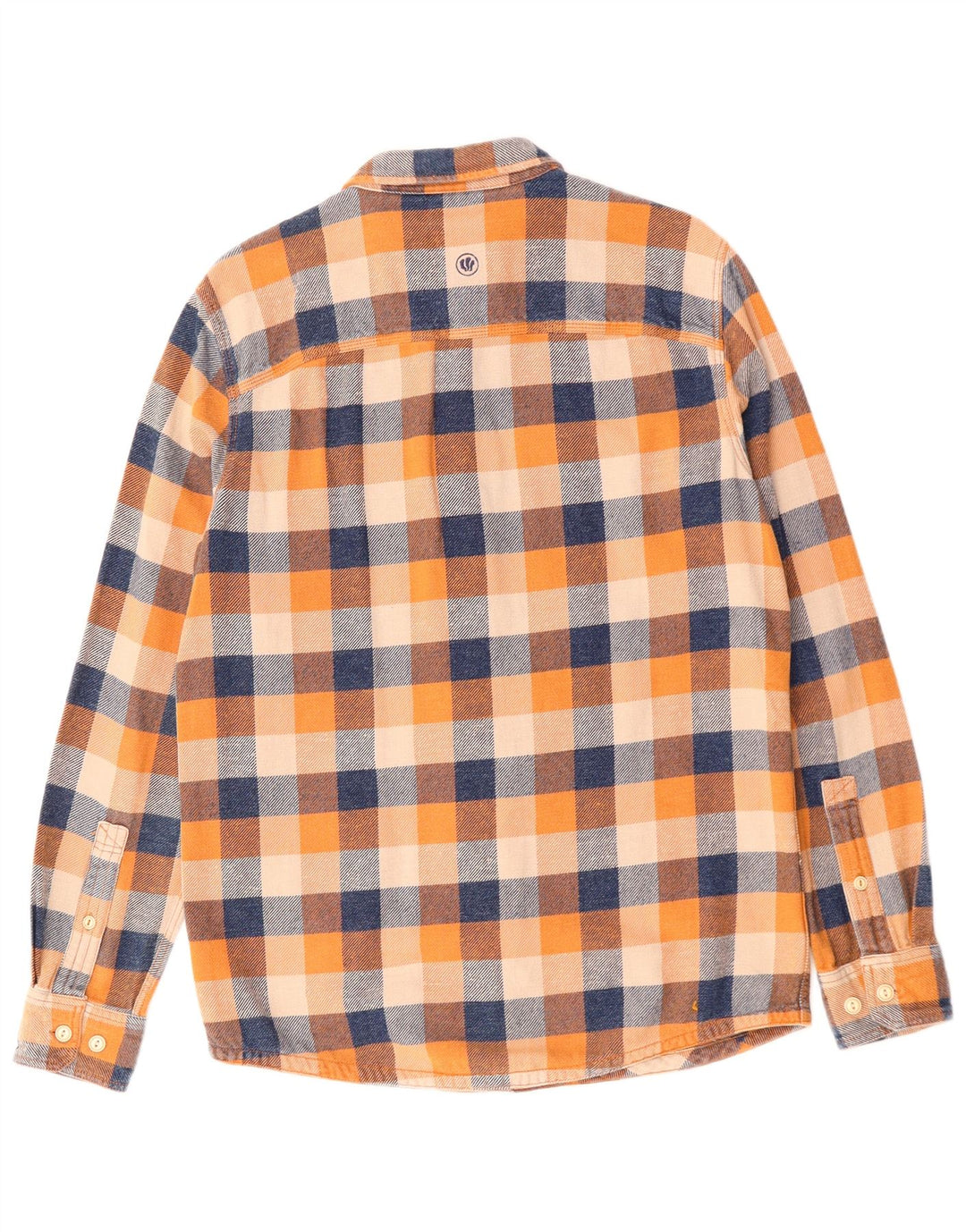 FAT FACE Herre høj flannelskjorte Medium flerfarvet ternet bomuld