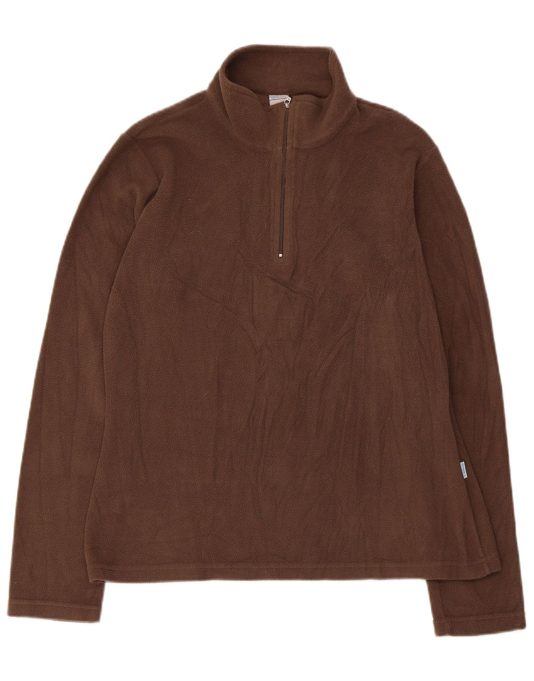 Brugi Dame Fleece Jumper med lynlås DK 14 Stor brun polyester