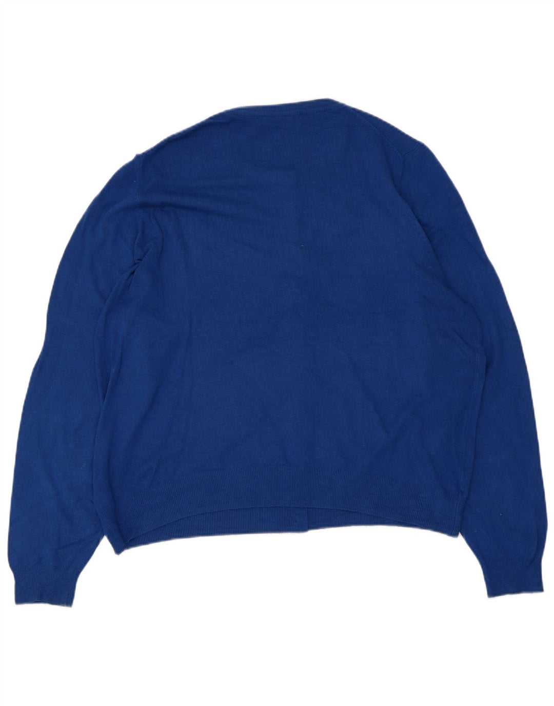 Marks & Spencer Dame Cardigan Sweater UK 20 2XL Blå Viscose