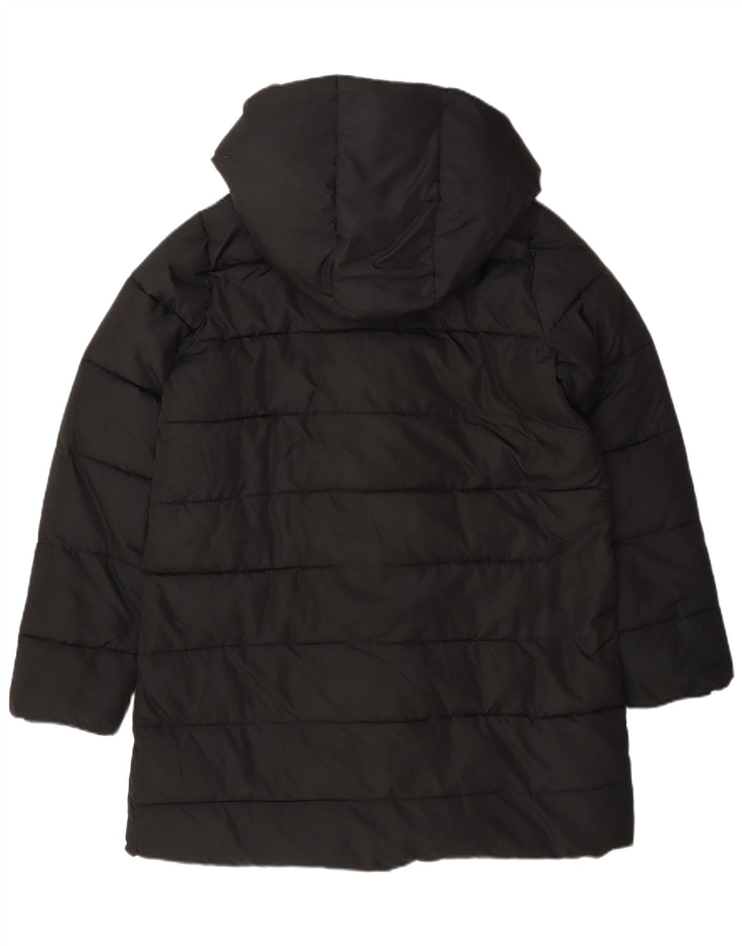 Hobbs Dame Hætte Polstret Frakke UK 12 Medium Sort Polyester