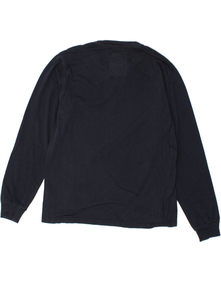 CHAMPION Mens Top Long Sleeve Small Navy Blue Cotton Vintage Champion and Second-Hand Champion from Messina Hembry 