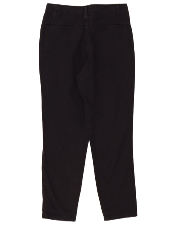 Zara Dame Slim Chino Bukser EU 36 Small W26 L27 Marineblå Bomuld