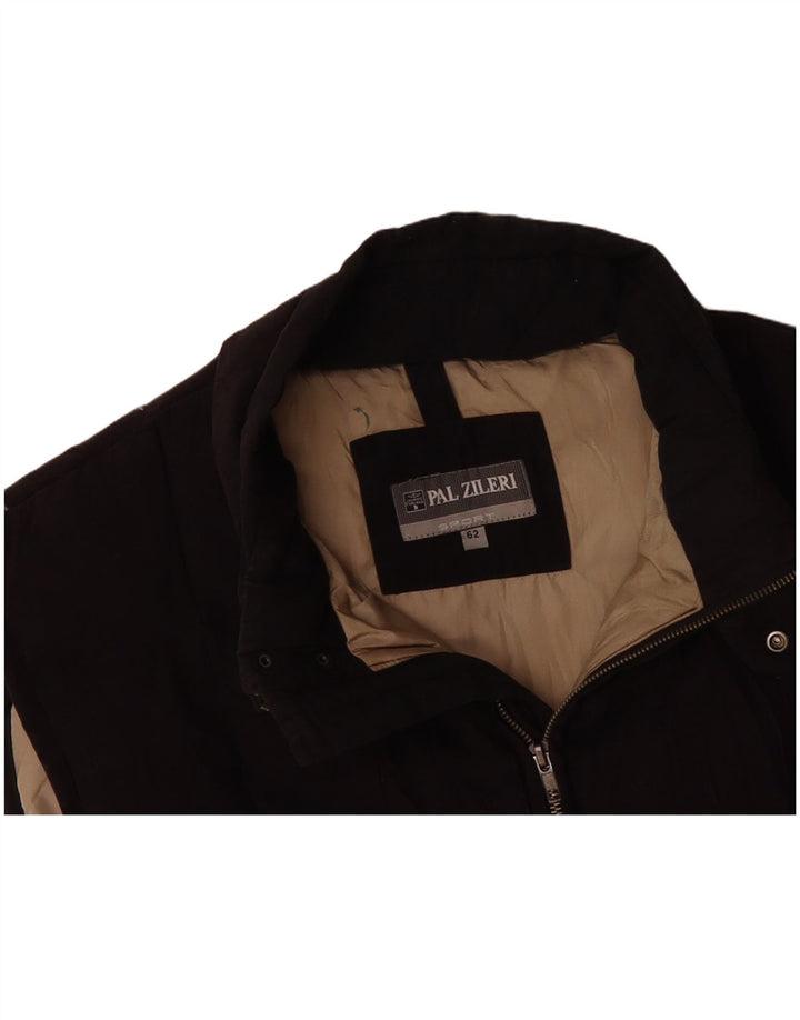 PAL ZILERI Mens Padded Gilet UK 44 2XL Black Polyester