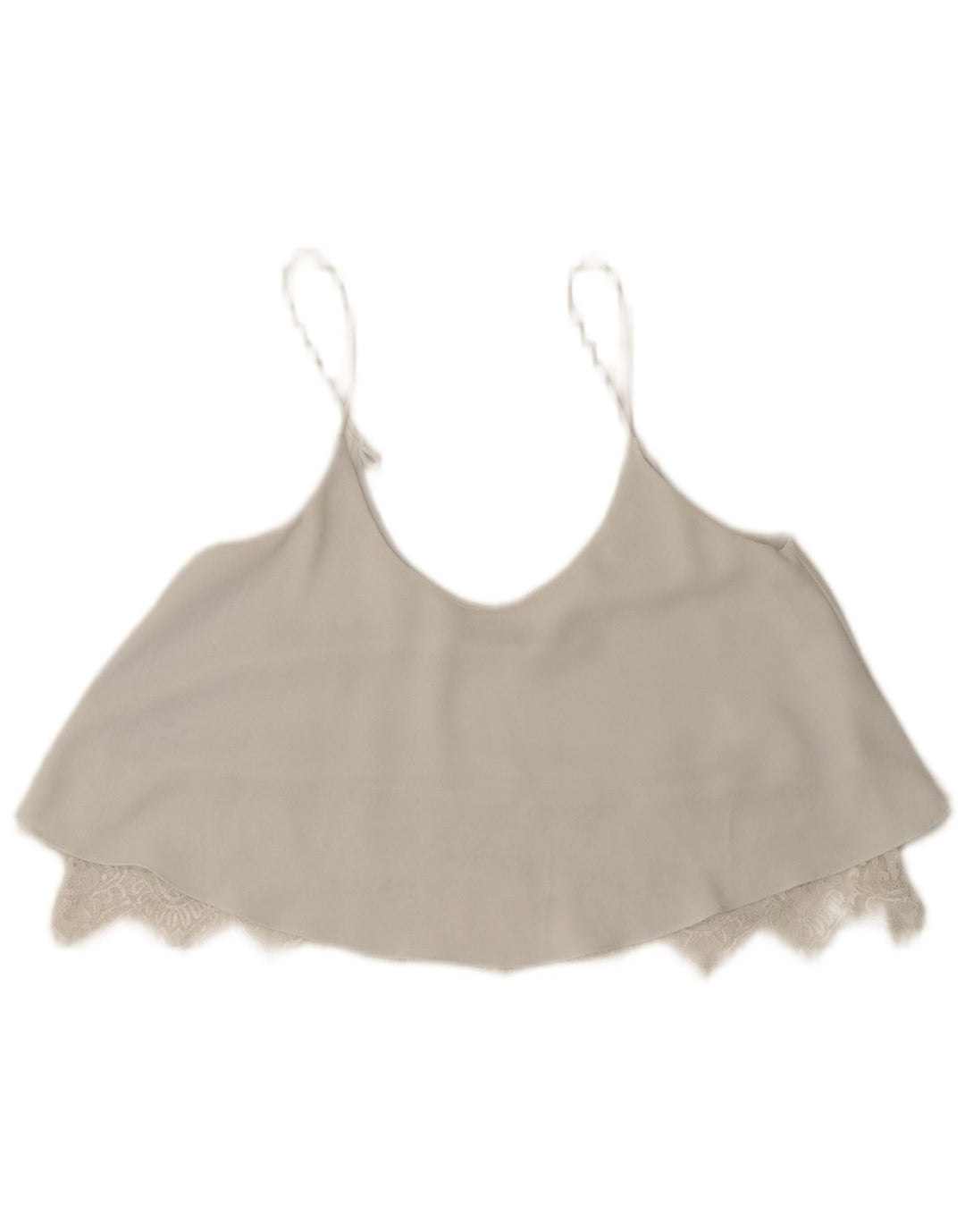 Zara Dame Cami Top UK 10 Small White