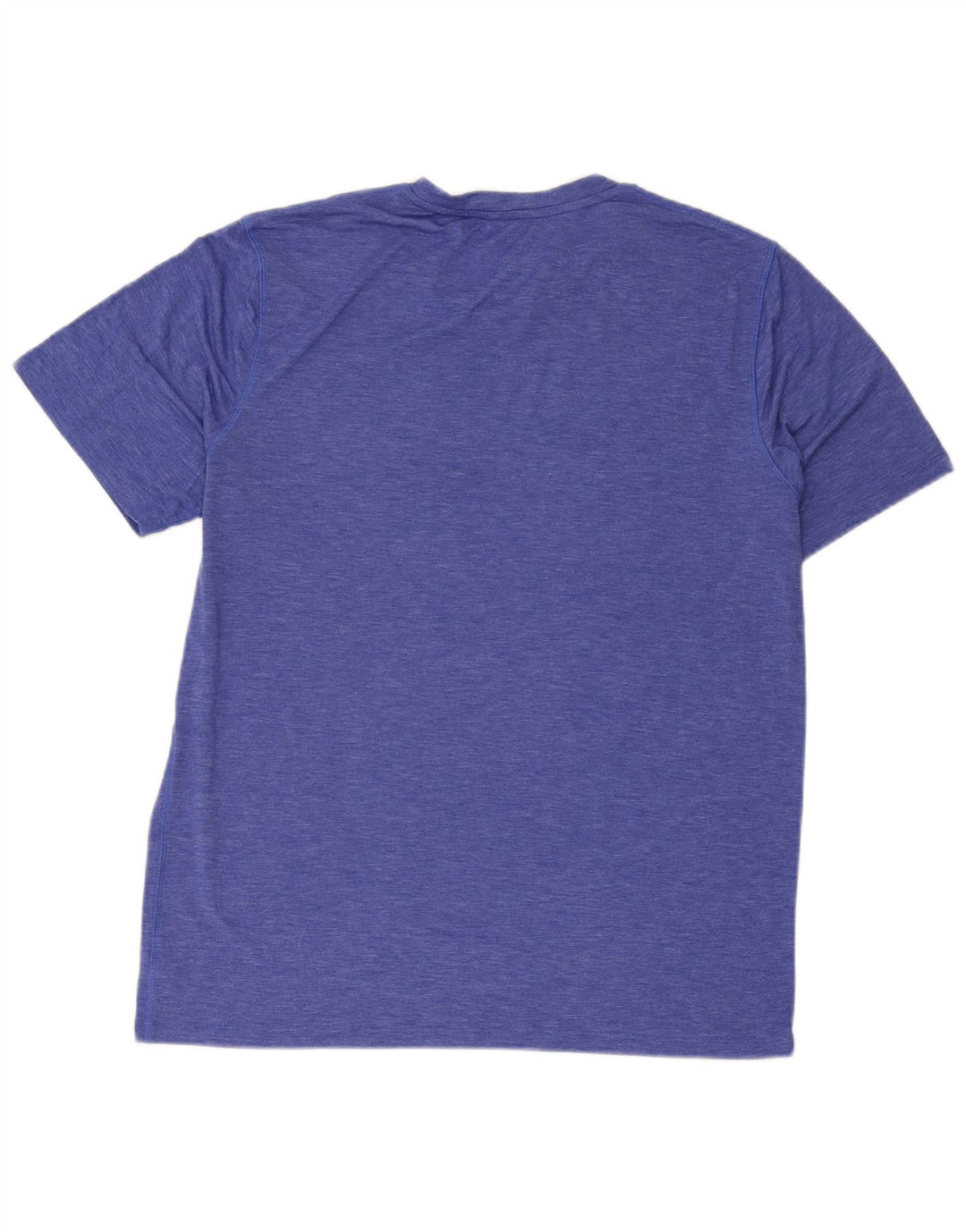 Champion Herre T-Shirt Top Stor Blå Flecked Polyester