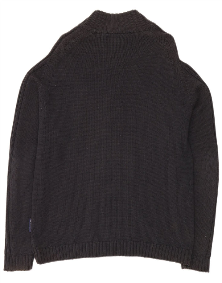 BOMULD REPUBLIK Herre cardigan sweater Medium marineblå bomuld