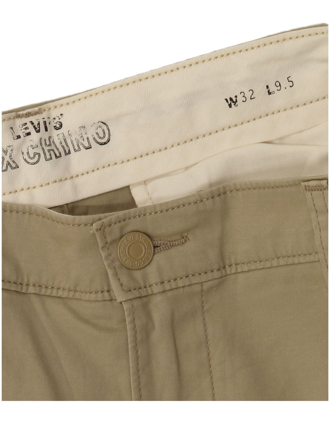 Levi's Chino Shorts til mænd W32 Medium Beige Bomuld