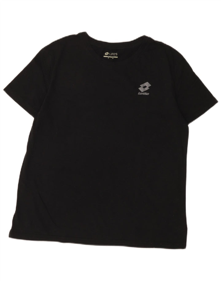 Lotto Herre T-Shirt Top Medium Sort