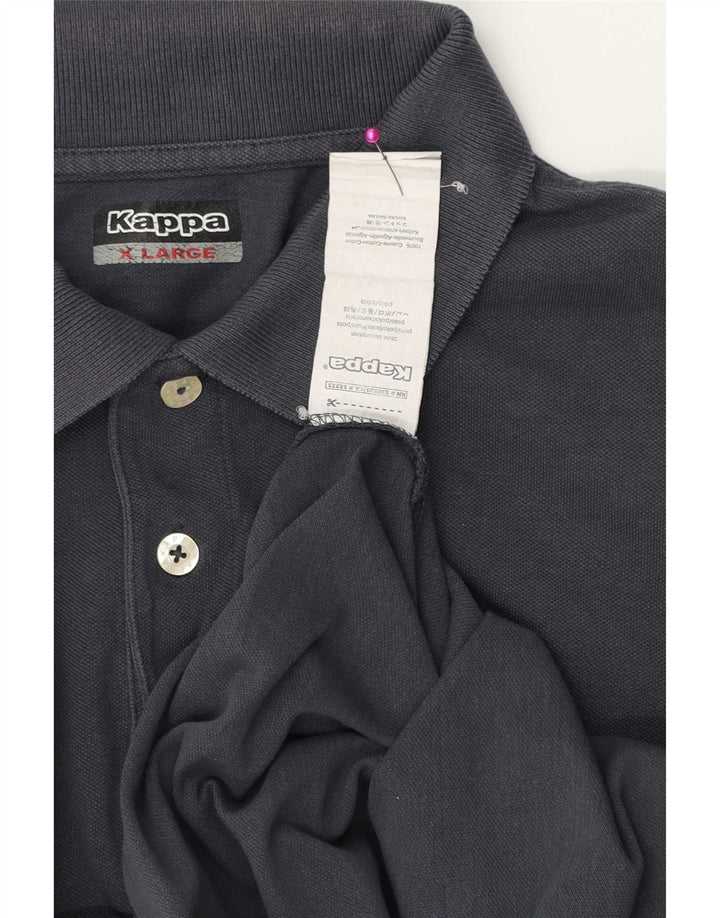 Kappa herre poloshirt XL grå bomuld