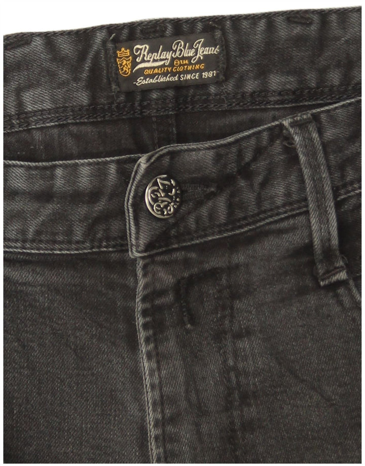 Replay Herre Slim Jeans W34 L31 Sort