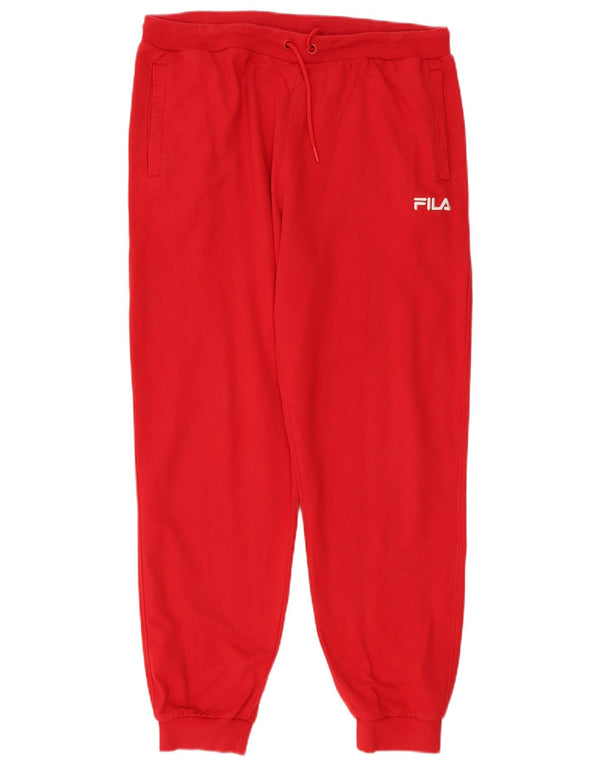 Fila træningsdragt til kvinder Joggers UK 18 XL Rød Bomuld
