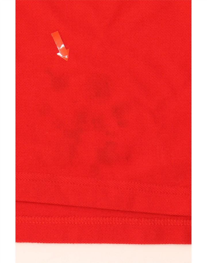 NIKE Mens Graphic Polo Shirt Small Red Cotton Vintage Nike and Second-Hand Nike from Messina Hembry 