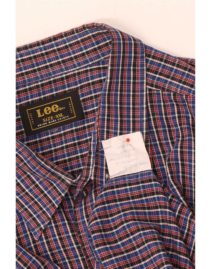 Lee Herreskjorte 2XL Flerfarvet Gingham Bomuld