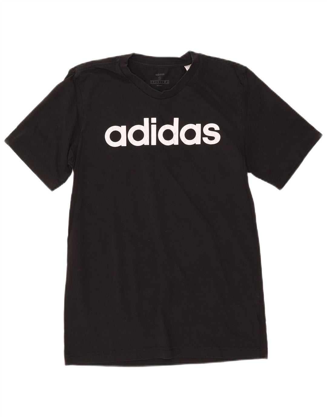 ADIDAS Grafisk T-shirt top til mænd, lille sort bomuld