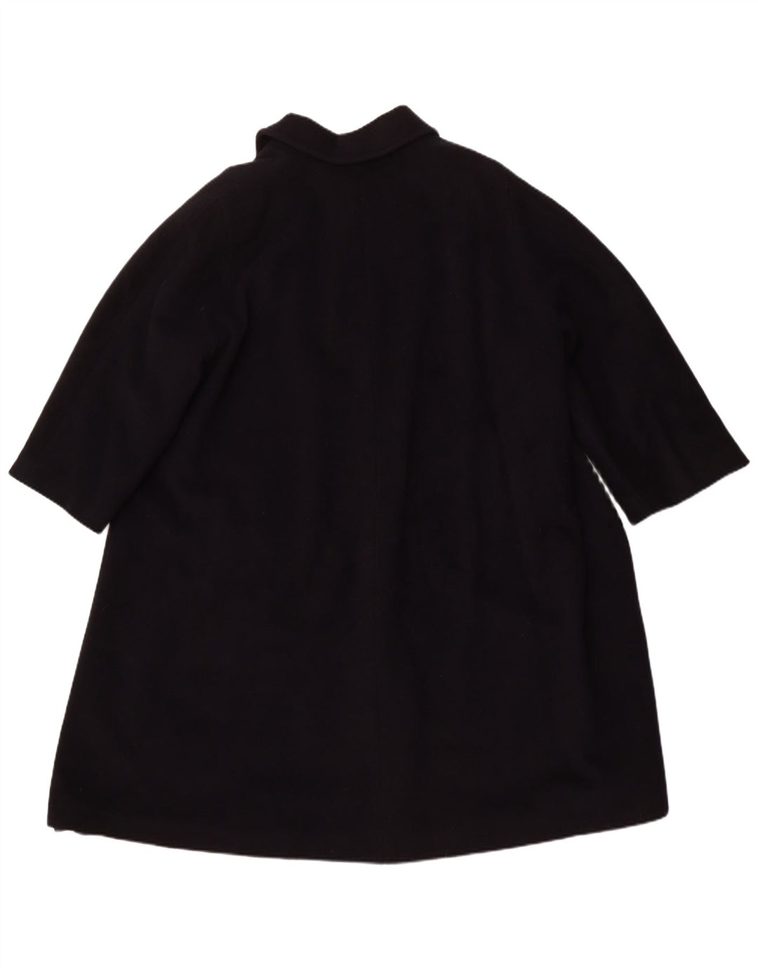 LUISA SPAGNOLI Oversize overfrakke til kvinder UK 16 Large Navy Blue Virgin Wool