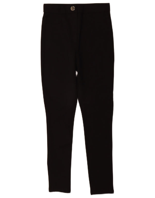 Zara Dame Skinny Casual Bukser Medium W28 L28 Sort Viscose