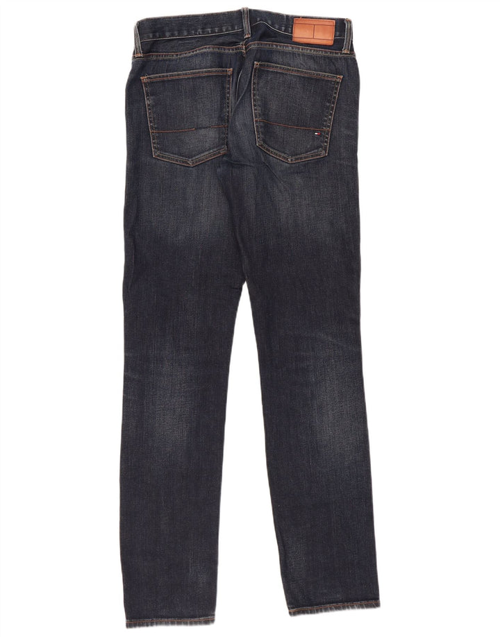 Tommy Hilfiger Herre Bleecker Slim Jeans W32 L34 Marineblå Bomuld