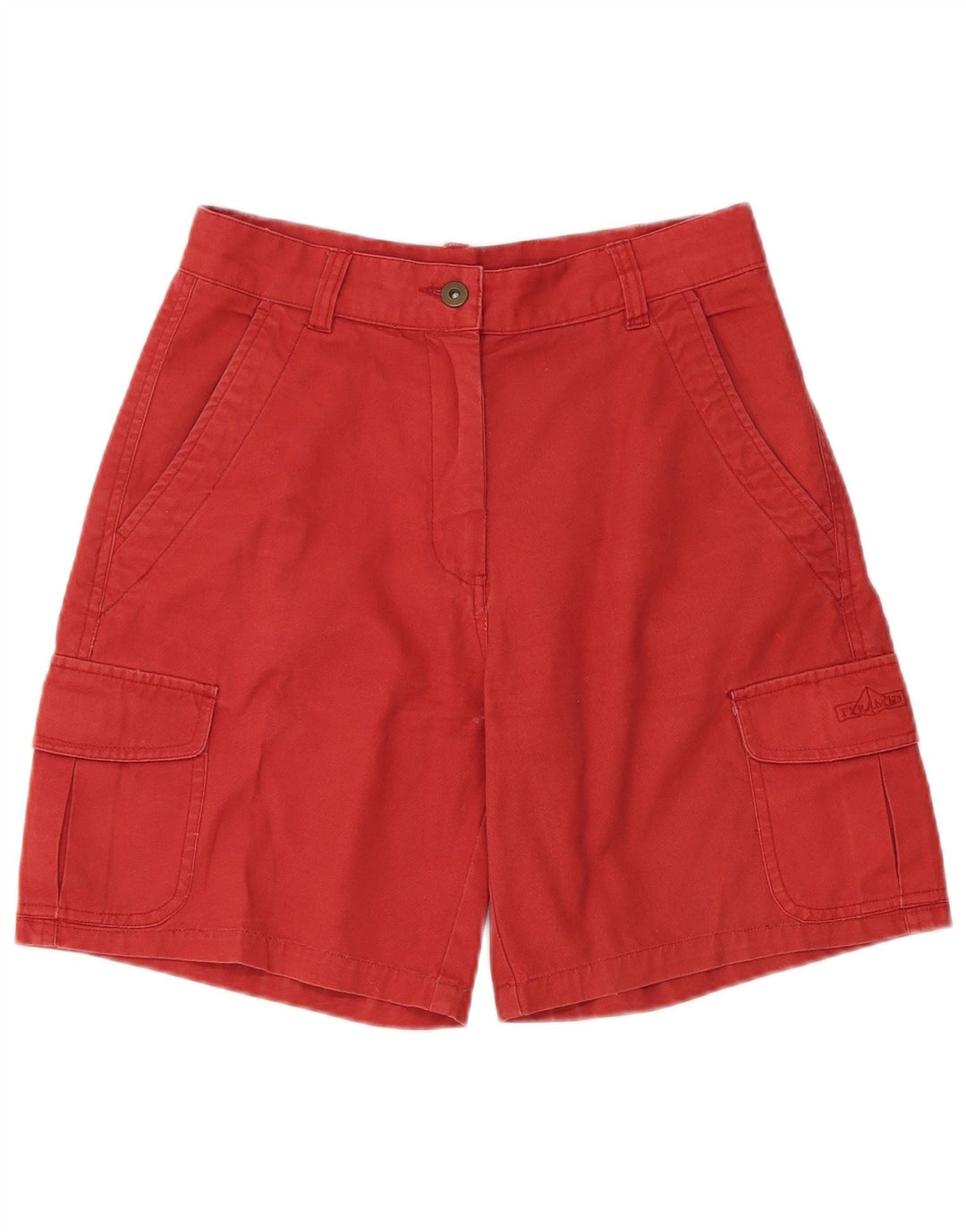 PYRAMID Dame Cargo Shorts IT 44 Medium W28 Rød Bomuld