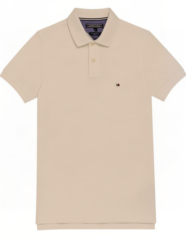 Tommy Hilfiger Poloshirt til mænd Small White Cotton