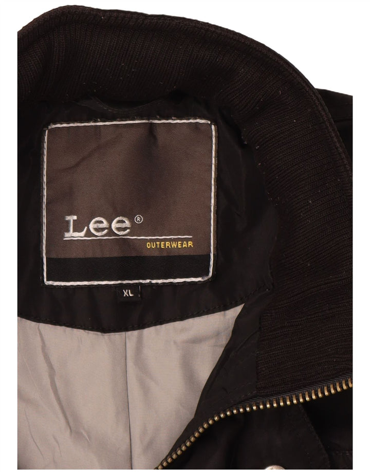 LEE Herre Utility Jacket UK 42 XL Sort Polyester