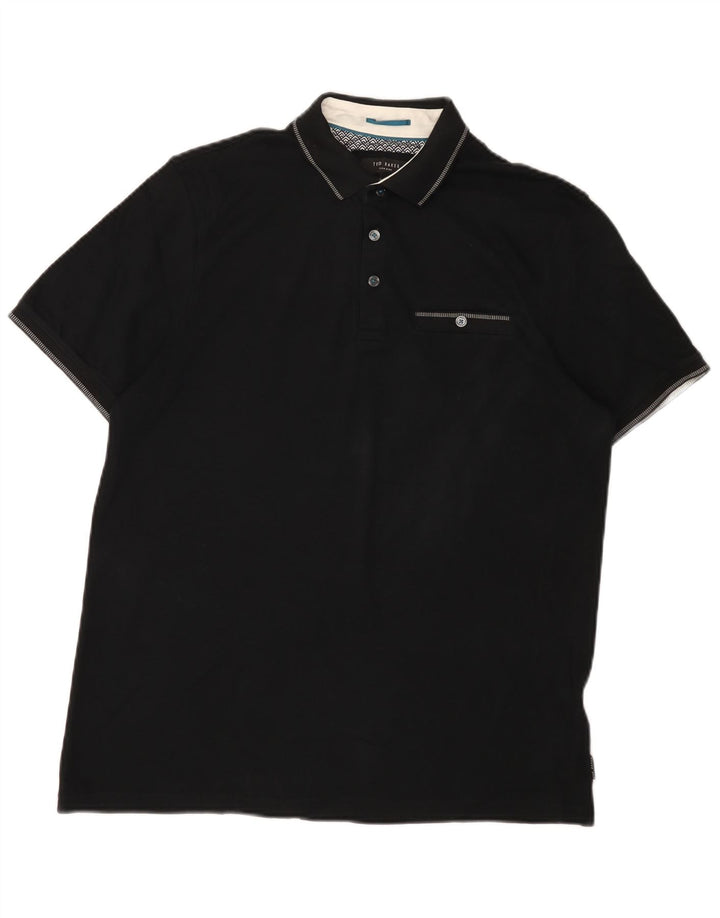 Ted Baker herre poloshirt størrelse 3 Medium Sort bomuld