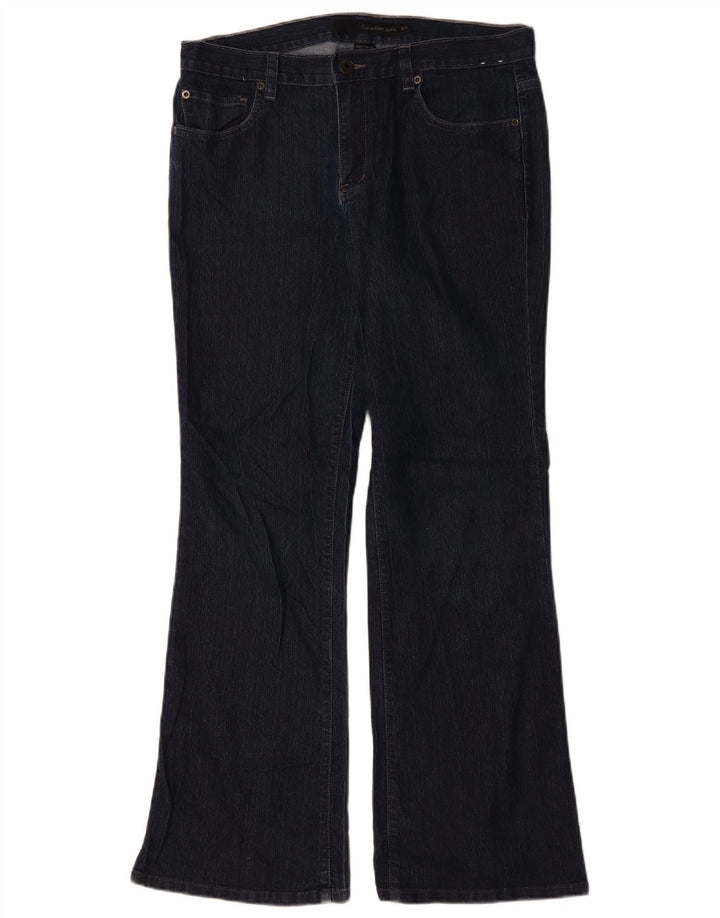 Calvin Klein Dame Bootcut Jeans US 12 Large W34 L31 Marineblå Bomuld