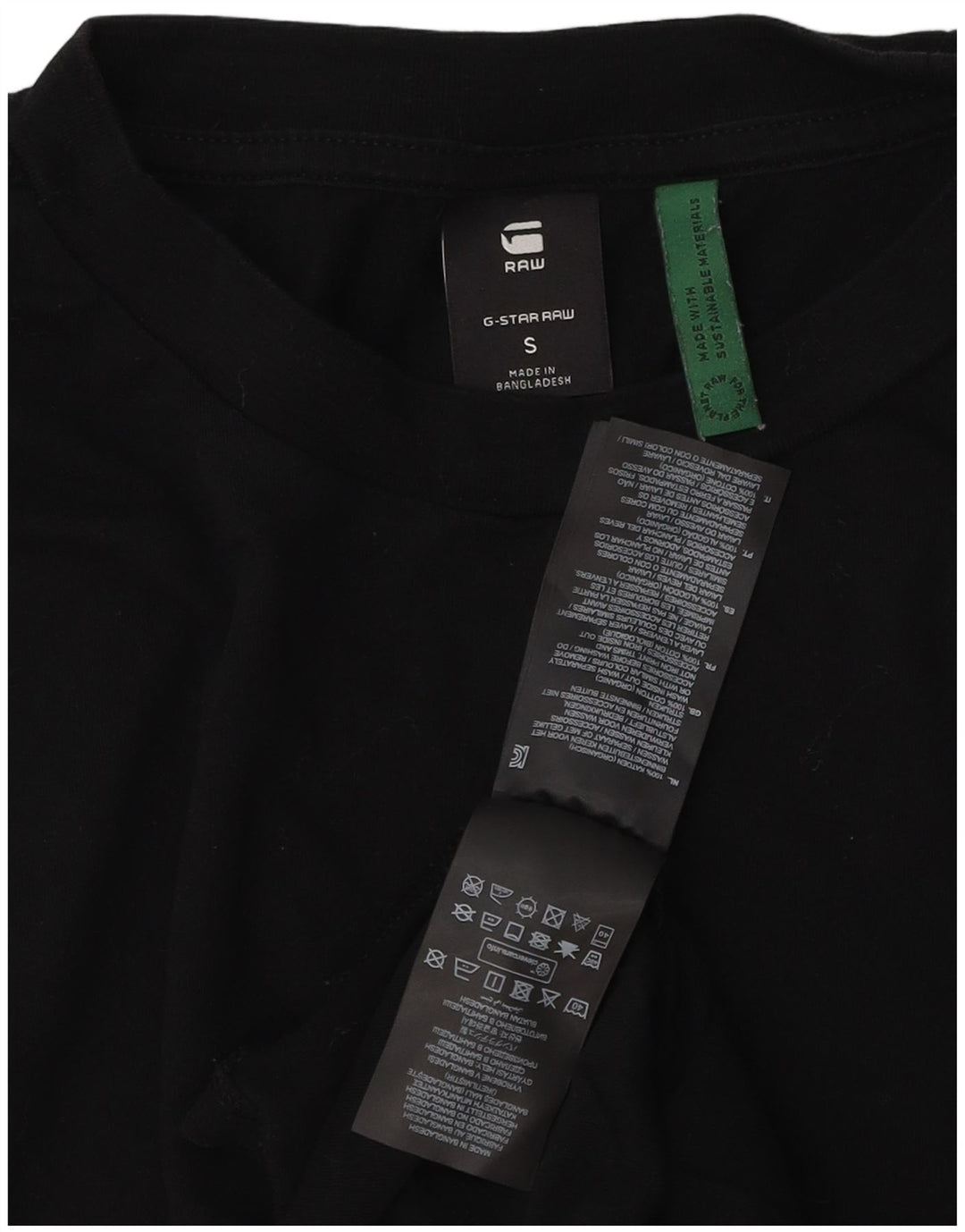 G-Star Herre T-Shirt Top Lille Sort Bomuld