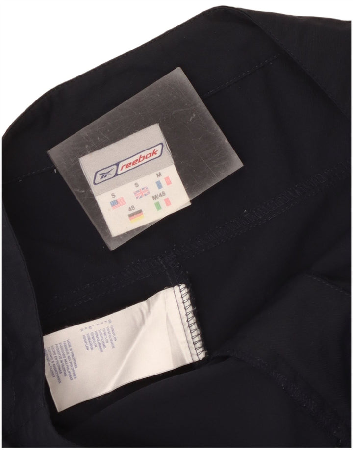 Reebok Herre Grafiske Casual Shorts Små W32 Navy Blue Nylon