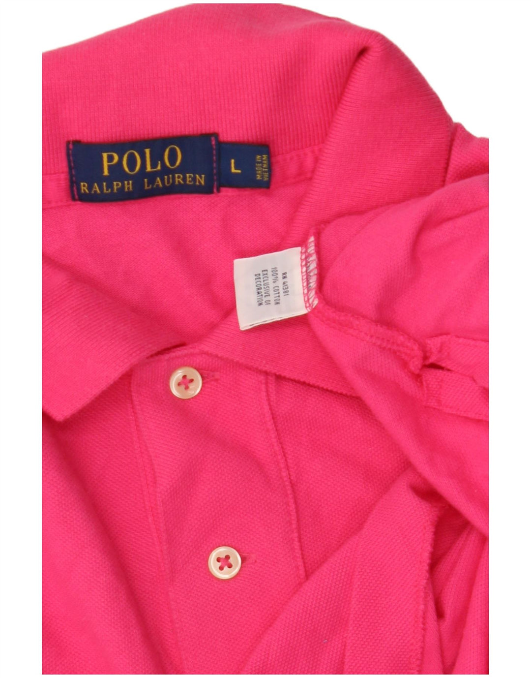 Polo Ralph Lauren Herreskjorte Stor Pink Bomuld
