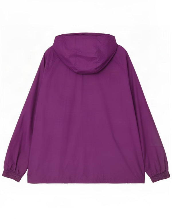 Mountain Warehouse Dame Regnjakke med hætte UK 22 3XL Lilla Nylon