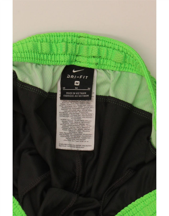 Nike Dame Dri Fit træningsdragt Bukser UK 12 Medium Grey Colourblock